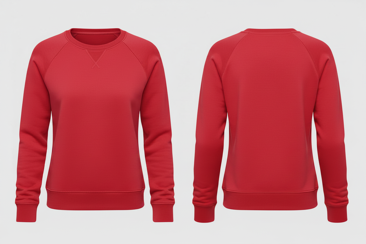 B&C BCW01Q Dames Sweatshirt Borduren | 280 g/m²