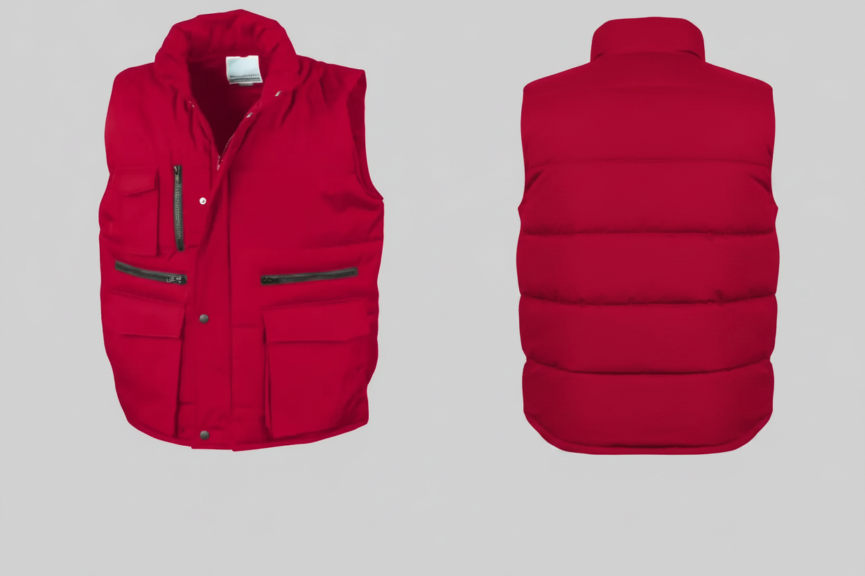 Result R127A Weerbestendige Recyclebare Bodywarmer met Zakken Borduren | 180 g/m²