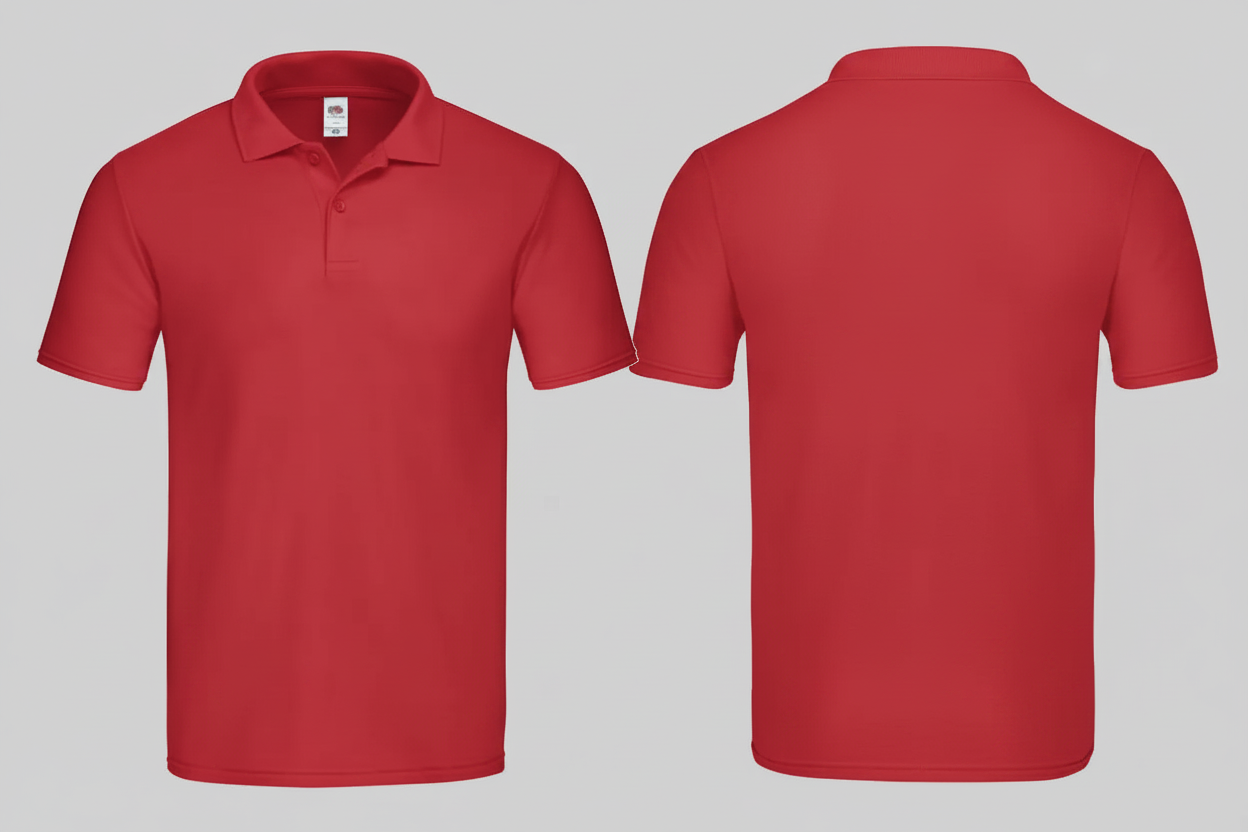 Fruit of the Loom SC282 Herenpoloshirt Borduren | 100% Katoen | 185 g/m²