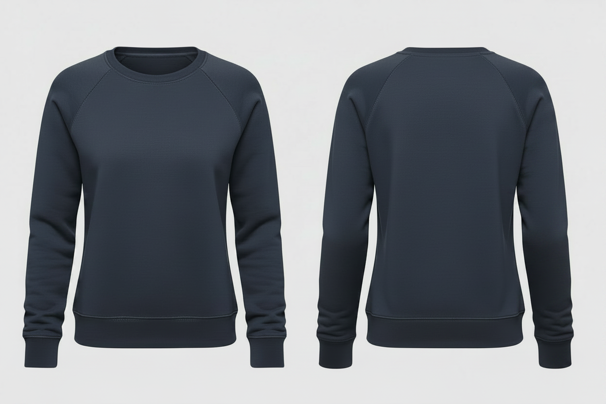 B&C BCW01Q Dames Sweatshirt Borduren | 280 g/m²