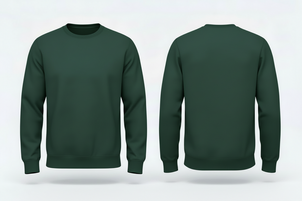 Spider heren sweatshirt schilders & stukadoors borduren fles groen - SOL'S 01168
