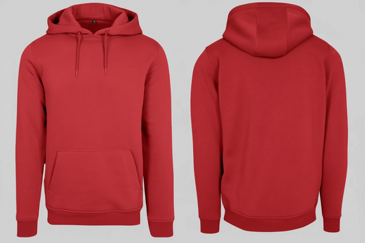 Build Your Brand BY011 Zware Hoodie Borduren | Katoen/Polyester | 300 g/m²