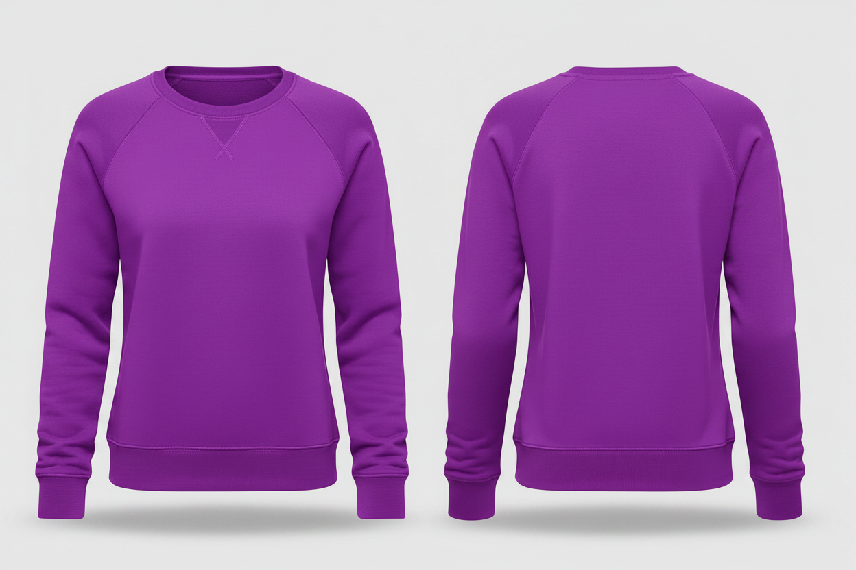 B&C BCW01Q Dames Sweatshirt Borduren | 280 g/m²