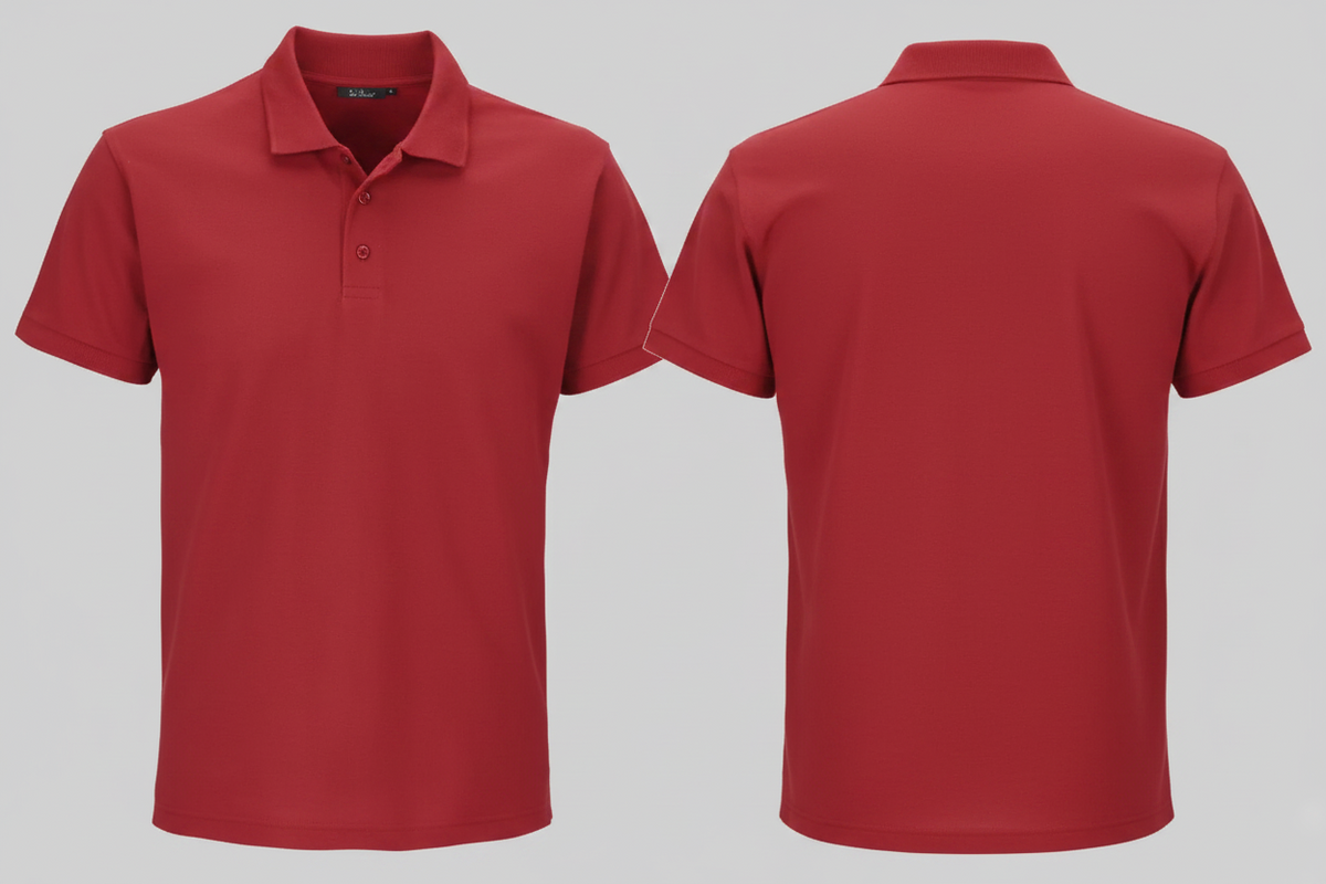 Summer ii herenpoloshirt schilders & stukadoors borduren rood - SOL'S 11342