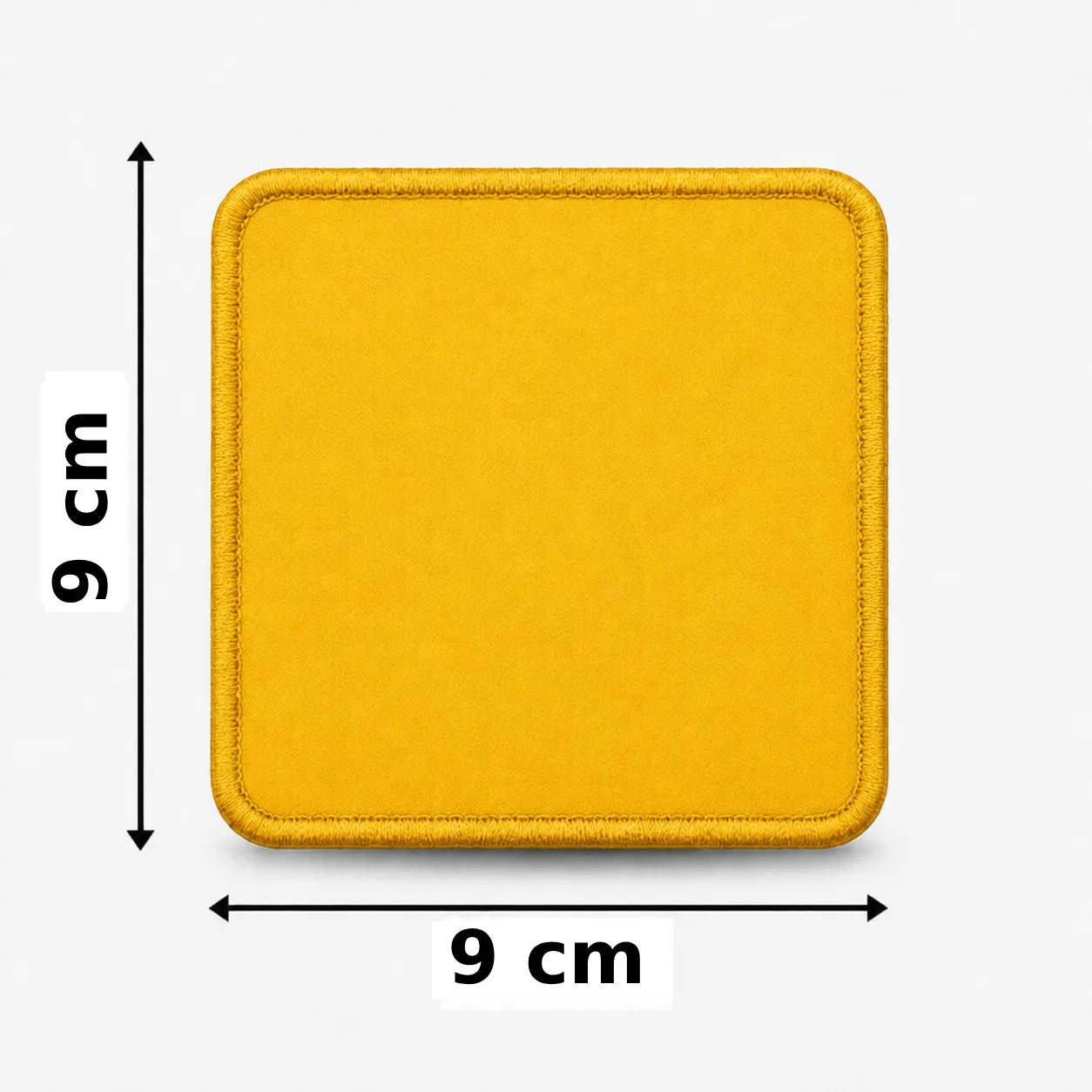 Vierkant 9x9cm embleem borduren
