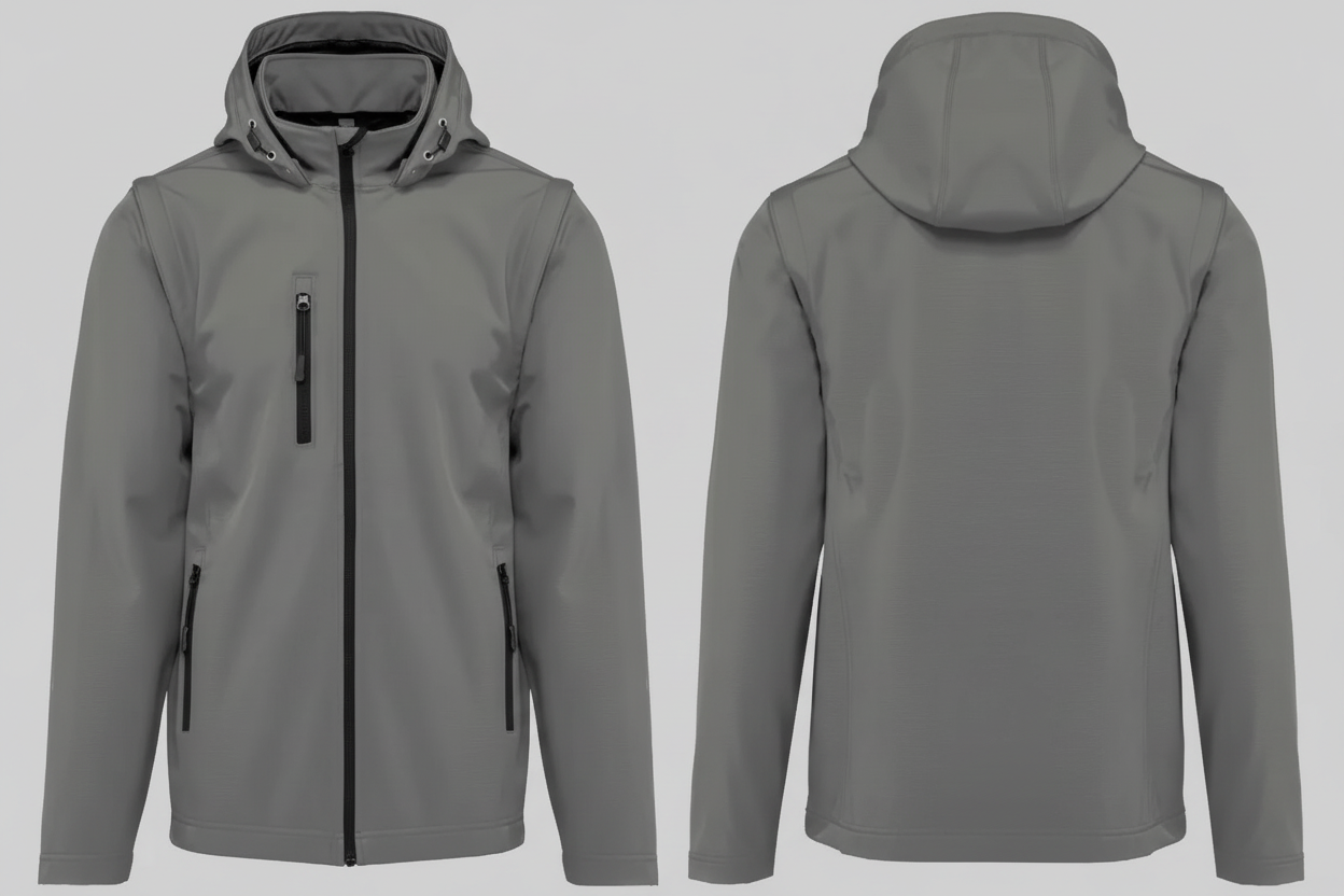 Kariban K422 Unisex Softshell Jas Borduren | 95% Polyester / 5% Elastaan | 3-laags
