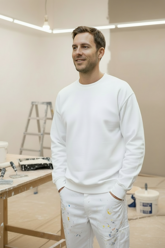 Gildan GD056 HeavyBlend Heren Sweatshirt Schilders & Stukadoors Borduren | 270 g/m²