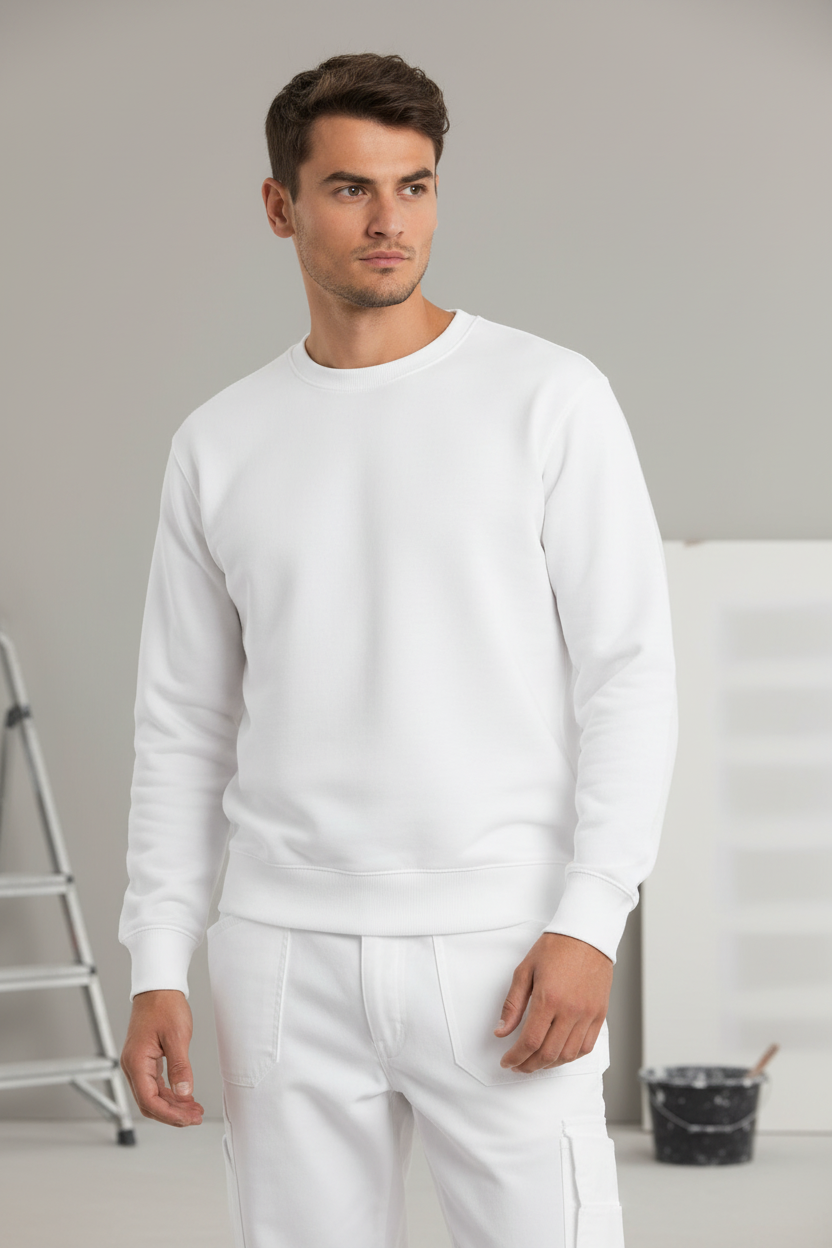 B&C ID202 Heren Sweatshirt Schilders & Stukadoors Borduren | 270 g/m²