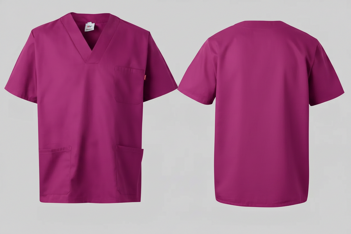 Tuniek korte mouwen borduren fuchsia - Velilla VL589