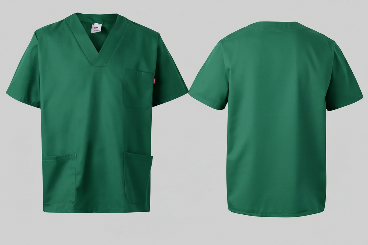 Tuniek korte mouwen borduren groen - Velilla VL589