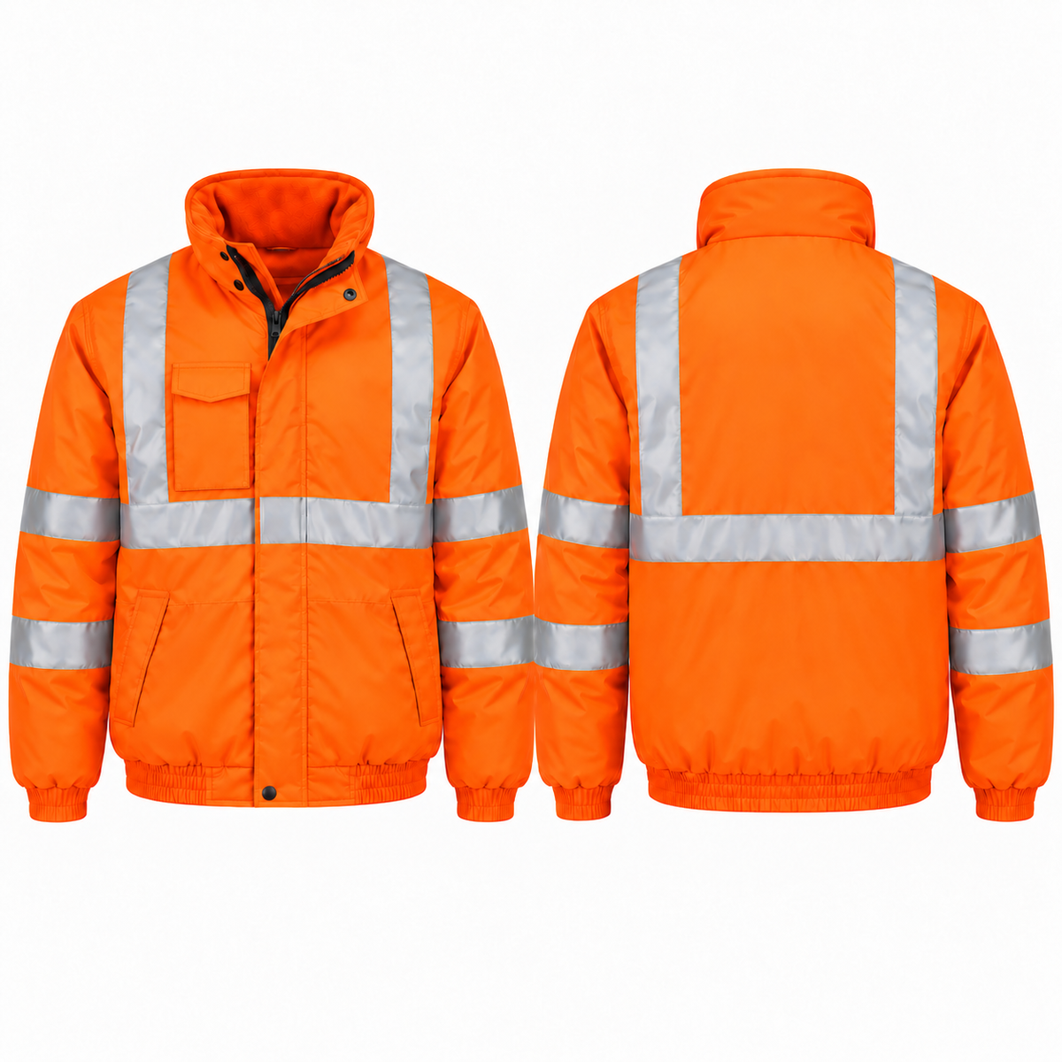 UC804 fluor oranje Globo kleurvariant voor- en achterkant