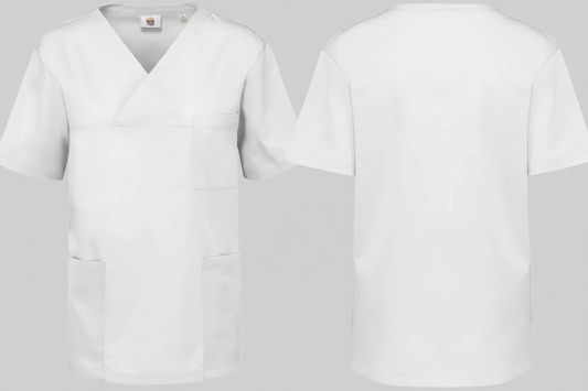 Unisex tuniek korte mouwen borduren - Wk Designed To Work WK504
