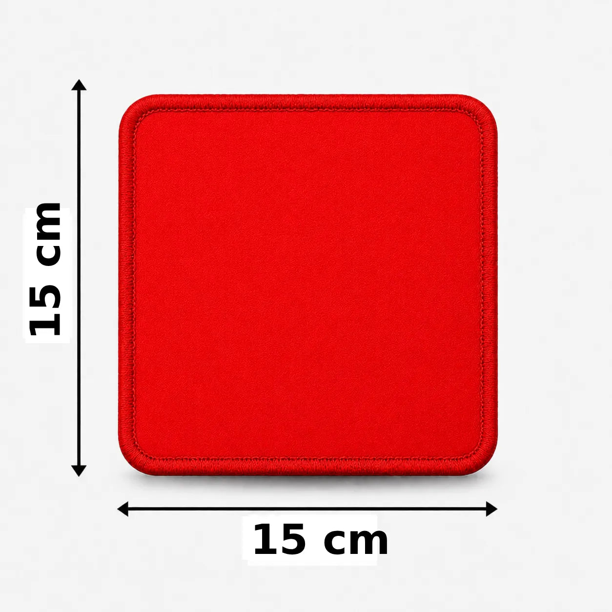 Vierkant 15x15cm embleem borduren