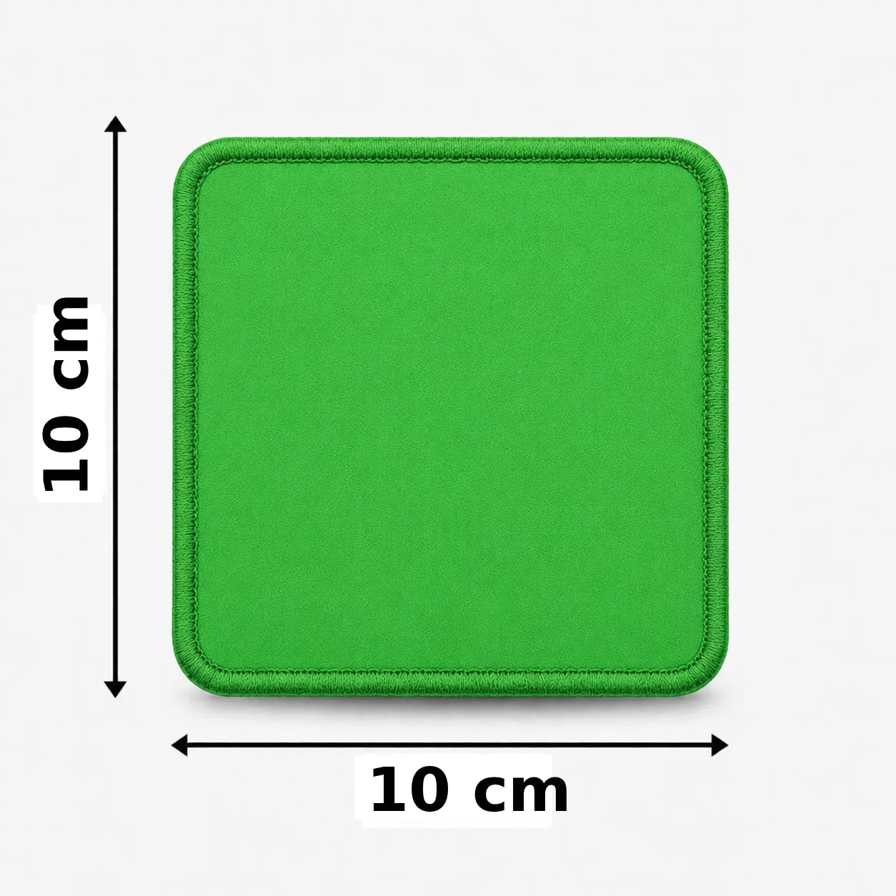 Vierkant 10x10cm embleem borduren