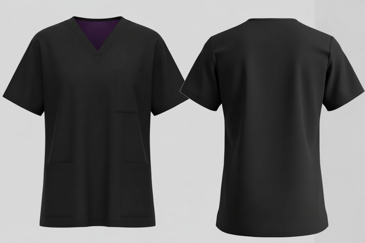 Valento cqvaros scrub top rosemary borduren - Valento VL004