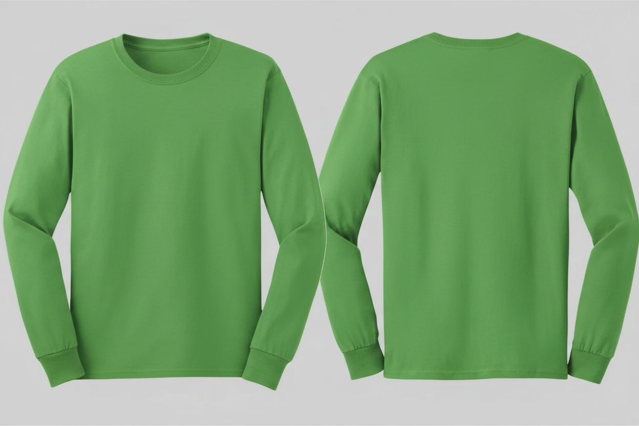 Gildan GN186 Ultra Katoen T-shirt Lange Mouw Borduren | 100% Katoen | 205 g/m²