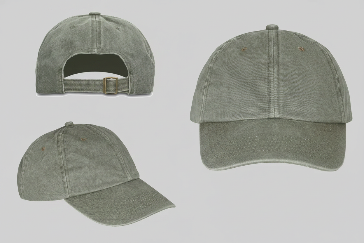 Result RC092X Vintage 6-panel Pet Borduren | 100% Katoen | 80 g