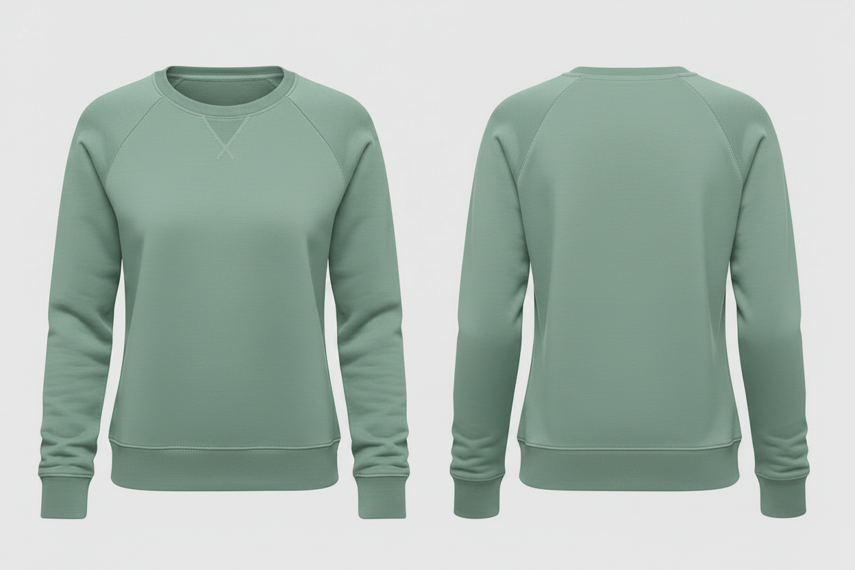 B&C BCW01Q Dames Sweatshirt Borduren | 280 g/m²