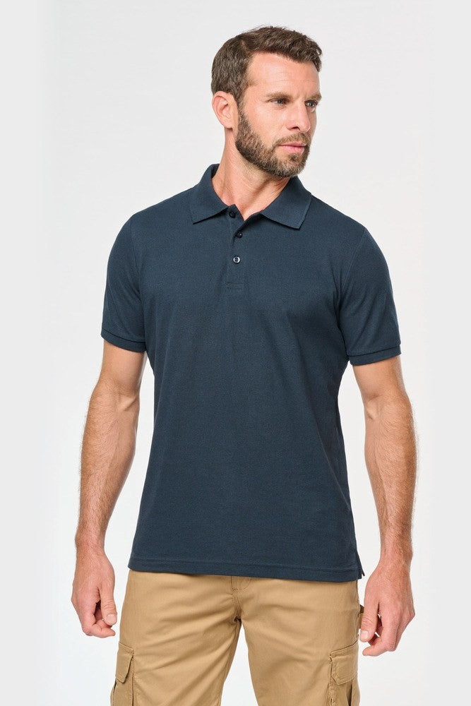 WK. Designed To Work WK207 Ecologische Herenpolo Borduren | Katoen-Polyester | 230 g/m²
