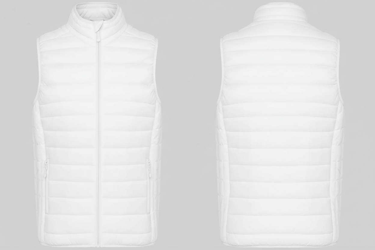Kariban K6113 Lichte Herenbodywarmer Borduren | 100% Polyamide | Opvouwbaar