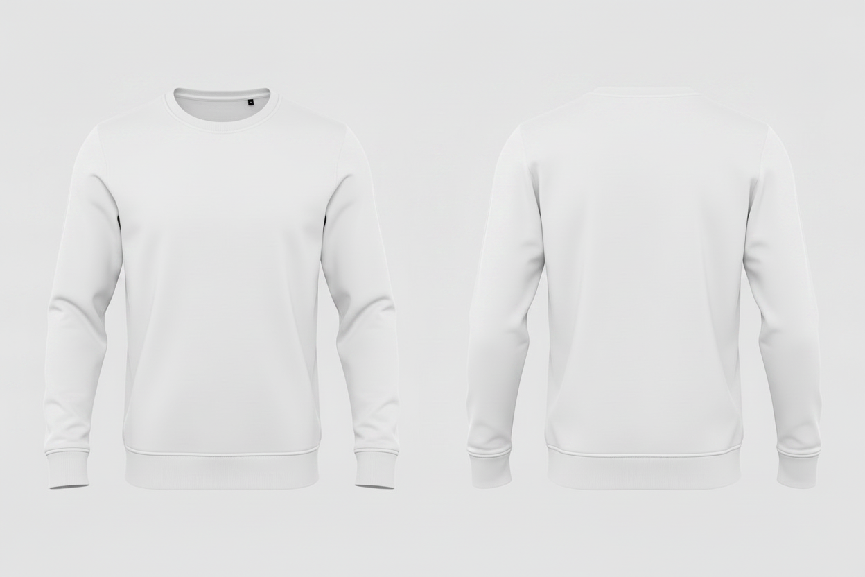 B&C BCU31B Heren Biologisch Sweatshirt Schilders & Stukadoors Borduren | 280 g/m²
