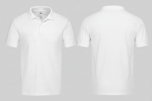 Fruit of the Loom SC282 Herenpoloshirt Schilders & Stukadoors Borduren | 100% Katoen | 185 g/m²