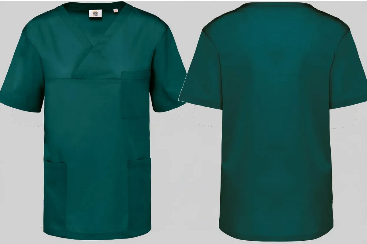 Wk. designed to work wk507 unisex tuniek korte mouwen polykatoen borduren - WK WK5070