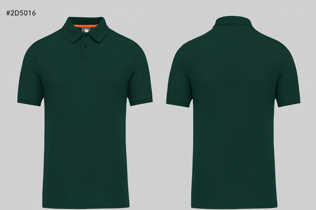 WK. Designed To Work WK207 Ecologische Herenpolo Borduren | Katoen-Polyester | 230 g/m²