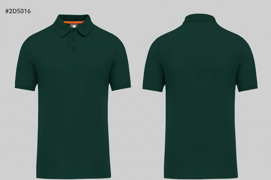 WK. Designed To Work WK207 Ecologische Herenpolo Borduren | Katoen-Polyester | 230 g/m²