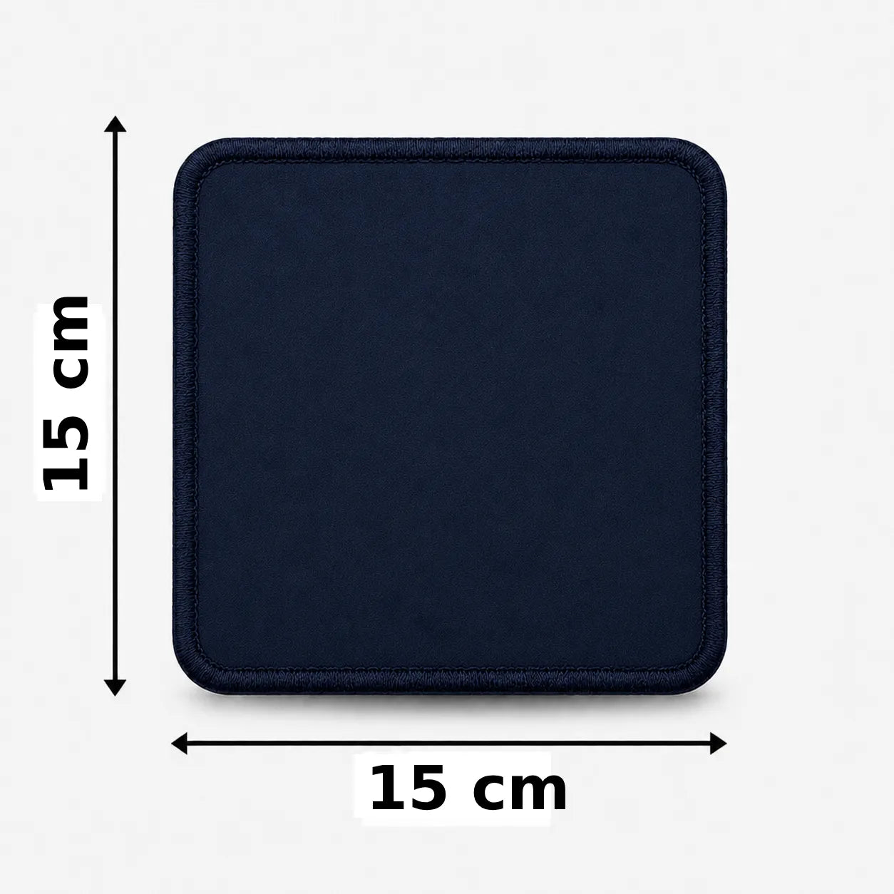 Vierkant 15x15cm embleem borduren