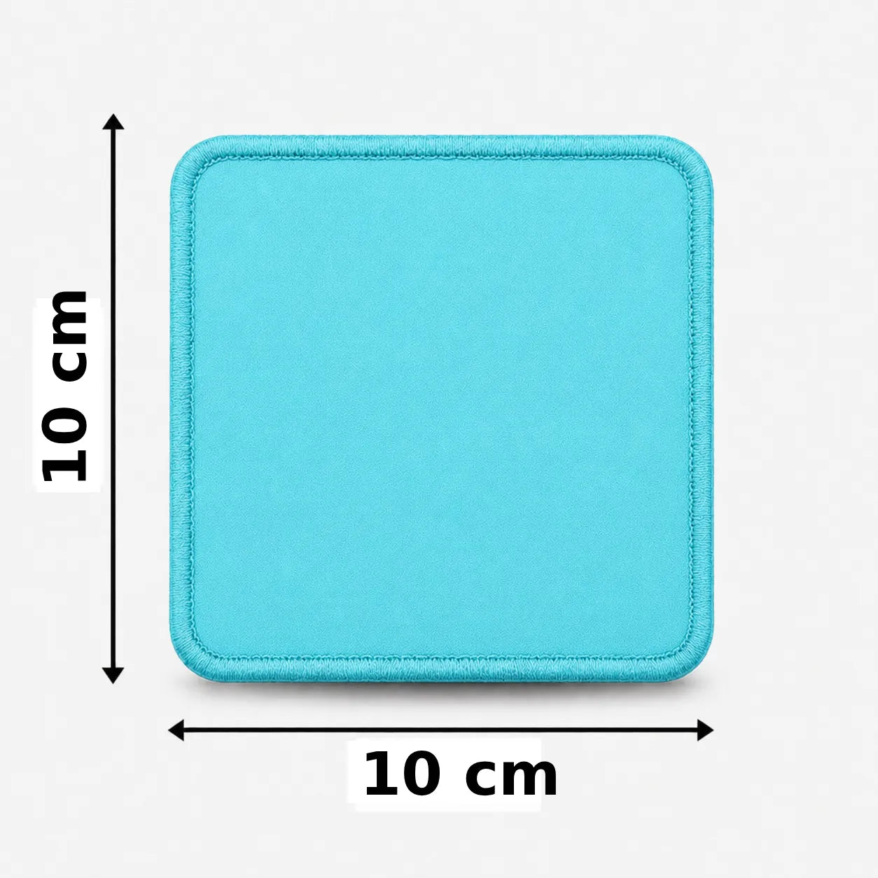 Vierkant 10x10cm embleem borduren