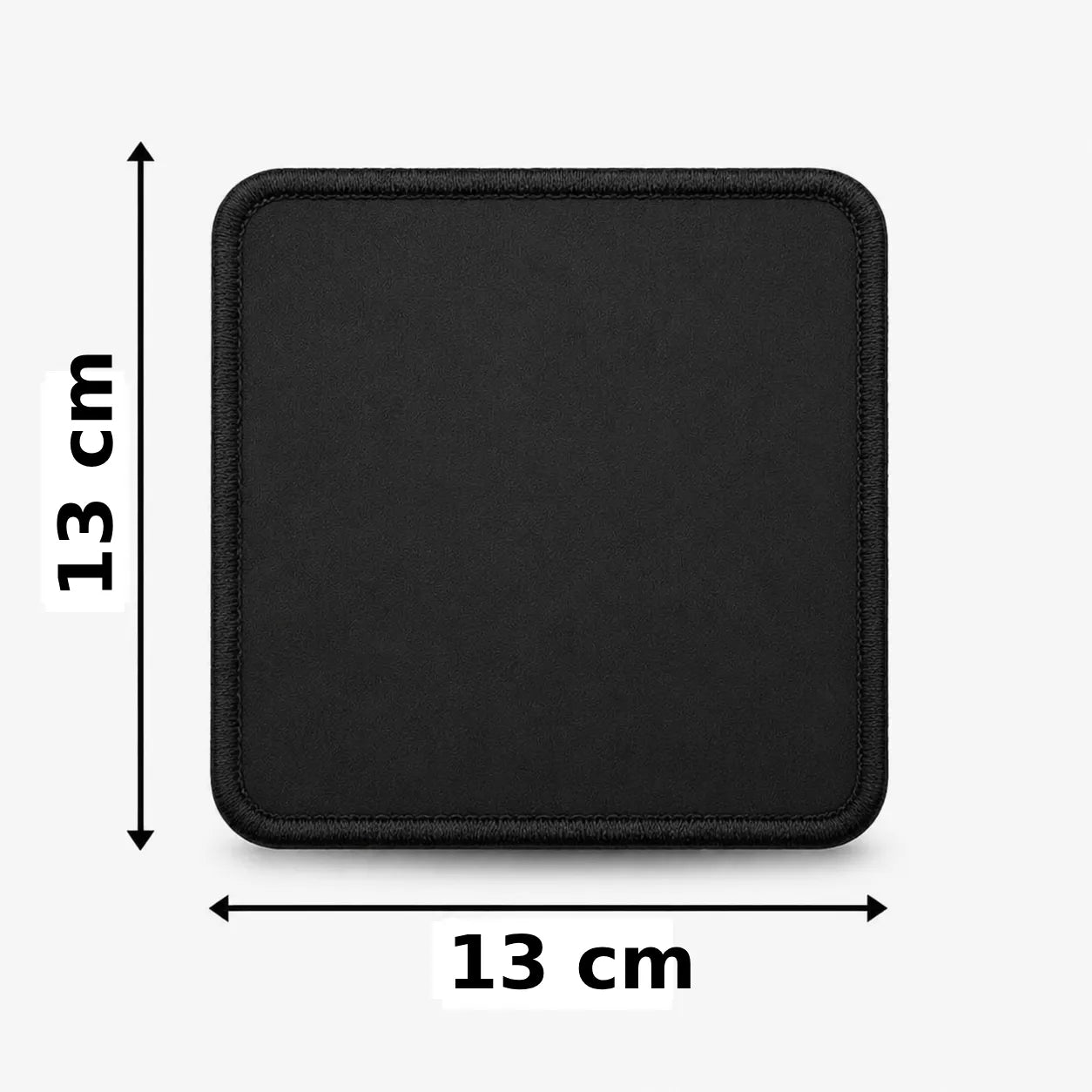 Vierkant 13x13cm embleem borduren