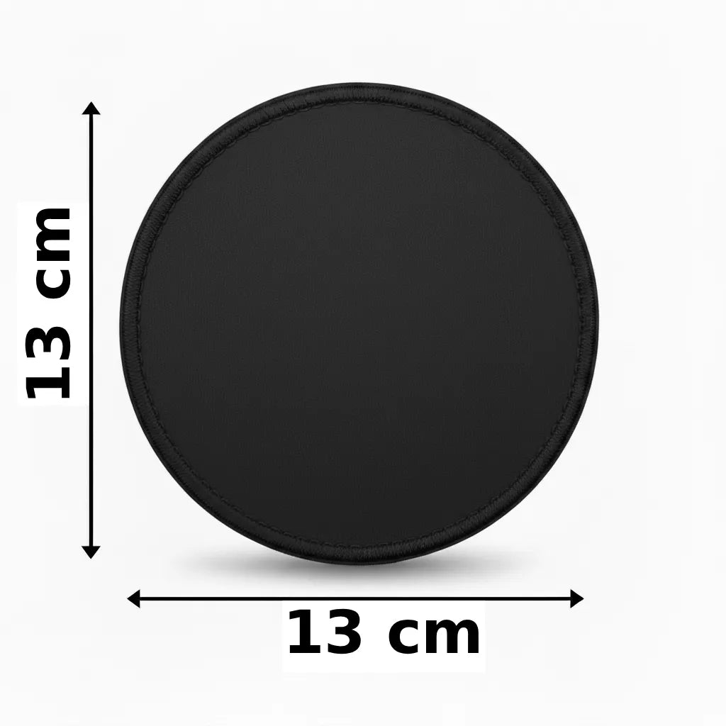 Rond 13x13cm embleem borduren