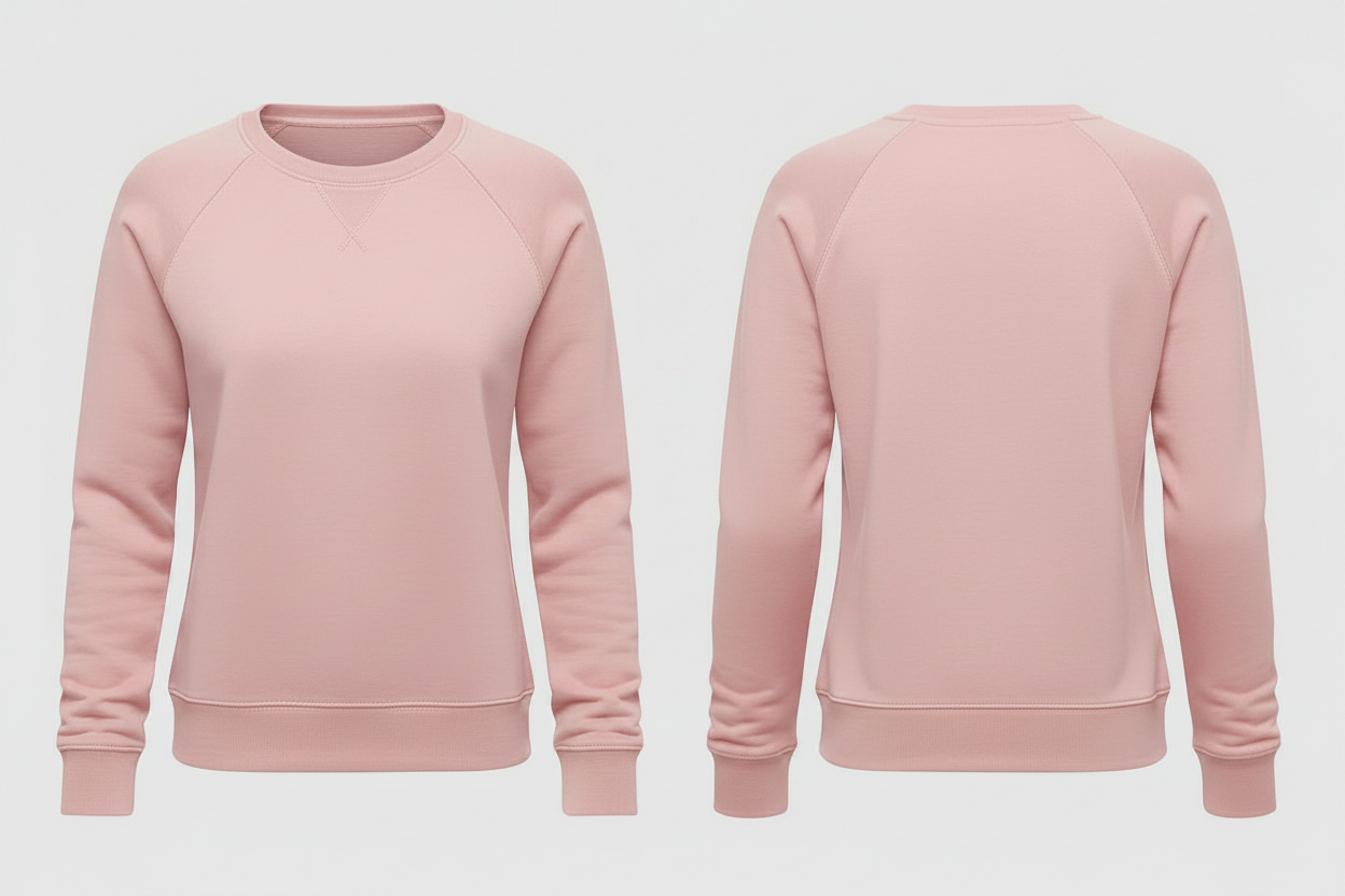 B&C BCW01Q Dames Sweatshirt Borduren | 280 g/m²