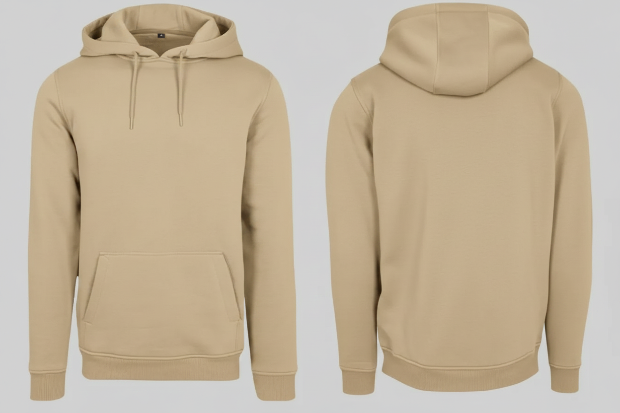 Build Your Brand BY011 Zware Hoodie Borduren | Katoen/Polyester | 300 g/m²