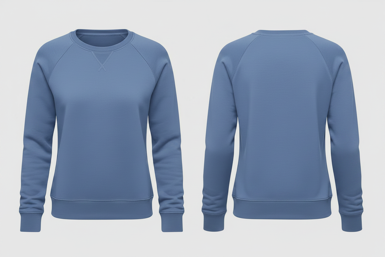 B&C BCW01Q Dames Sweatshirt Borduren | 280 g/m²