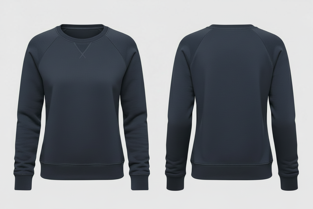 B&C BCW01Q Dames Sweatshirt Borduren | 280 g/m²