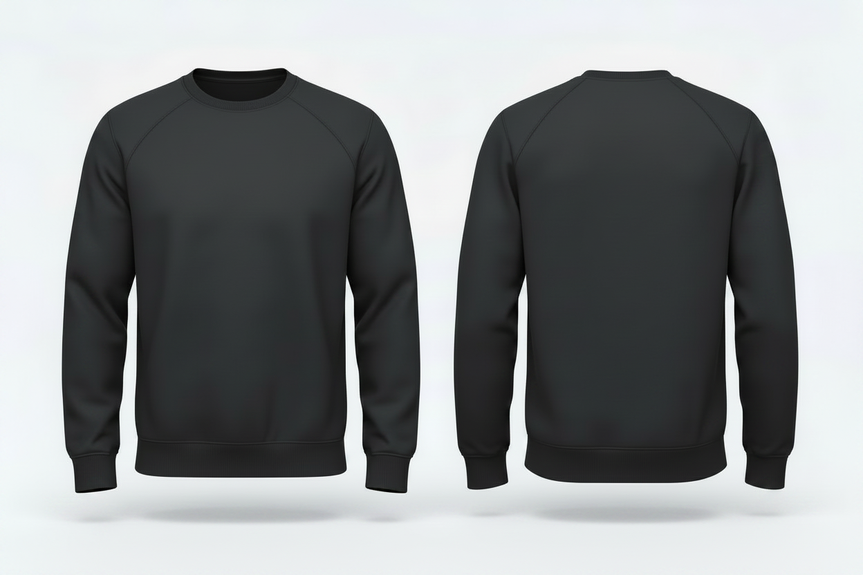 Kariban K480 Heren BIO Sweatshirt Raglanmouwen Borduren | 300 g/m²