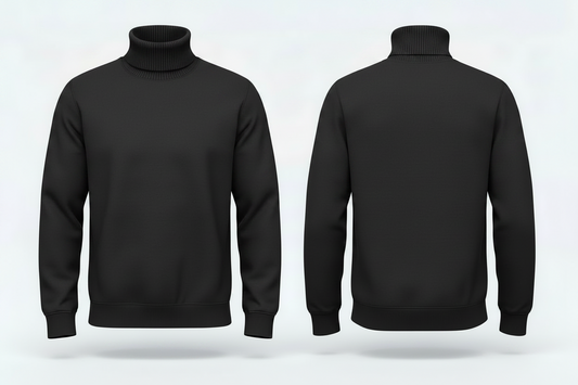 Kariban Premium PK912 Heren Merinotrui Rolkraag Borduren | 100% Merino