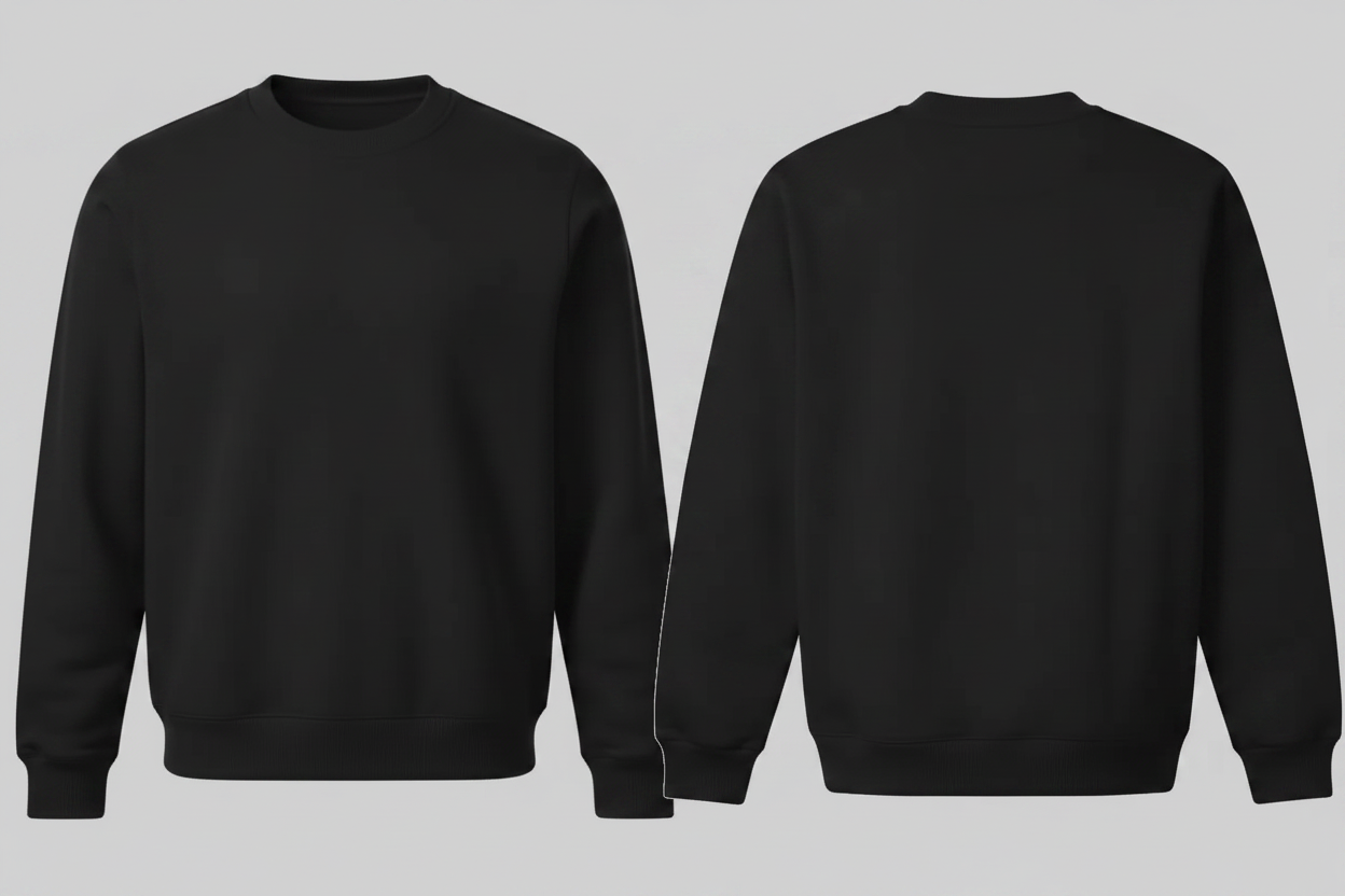 B&C Pro CGWUC20 Comfortabele Robuuste Sweater Met Versterkte Details Borduren | Katoen-Polyester | 280 g/m²