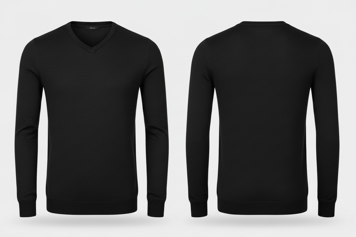 Sol's 01710 Glory Men V-hals Trui Borduren | Viscose-Polyamide | 275 g/m²