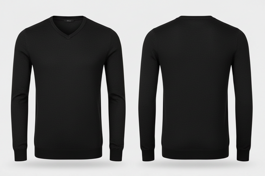 Sol's 01710 Glory Men V-hals Trui Borduren | Viscose-Polyamide | 275 g/m²