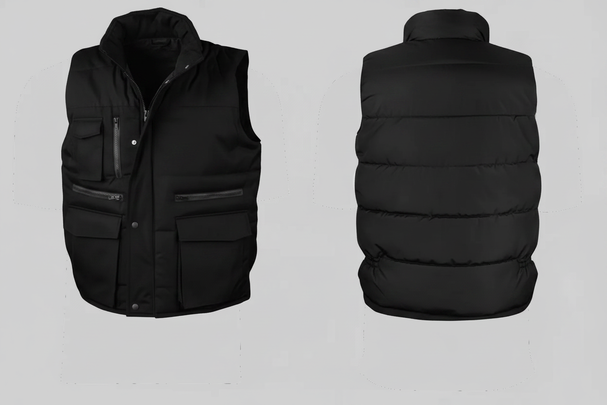 Result R127A Weerbestendige Recyclebare Bodywarmer met Zakken Borduren | 180 g/m²