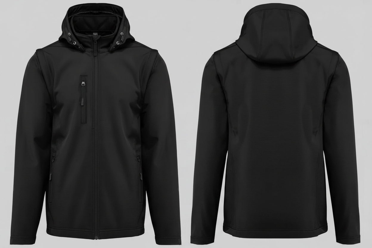 Kariban K422 Unisex Softshell Jas Borduren | 95% Polyester / 5% Elastaan | 3-laags